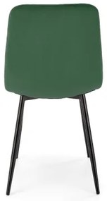 Jedálenská stolička ORIS, 1 ks, tmavozelená