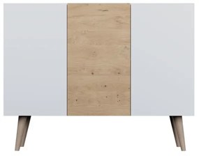 Komoda TORONTO 120 cm dub artisan/biela