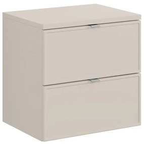 Závesná skrinka Bella Kašmír s doskou 60 cm kašmírová