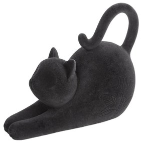 DEKORAČNÁ SOŠKA MOLY 23X10X17 CM ČIERNA