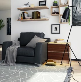 Nočný stolík K60 2SZ CLP dub sonoma / wenge