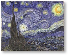 Obraz na plátne Vincent van Gogh - Hviezdna noc