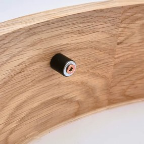 Brilagi - LED RGBW stmievateľné stropné svietidlo CARVALHO 1xE27/15W/230V Wi-Fi dub pr. 27,5