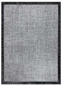 Koberec SIZAL FLOORLUX 20401 Ramka strieborný / čierny