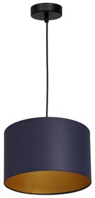 Luster na lanku ARDEN 1xE27/60W/230V pr. 25 cm fialová/zlatá