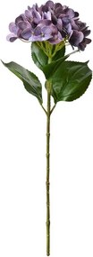 Artificial Flower Hydrangea 68 Cm Purple Plastic - 16*15*68 cm
