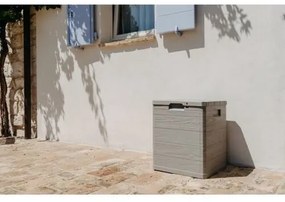 Úložný box na podušky Woody sivá, 90 l