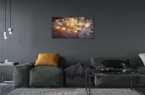 Sklenený obraz Čačky kužeľov doska svetiel 120x60 cm