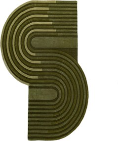XXXLutz VLNENÝ KOBEREC, 120/180 cm zelená Flair Rugs - Online Only bytové doplnky - 003165044401