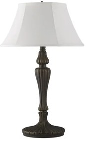 Searchlight EU46091WH - Stolná lampa AMY 1xE27/60W/230V