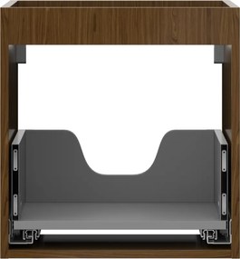 Mexen Box-A, závesná skrinka 45 cm, 1 zásuvka, orech, 91AX0-0450-470-1-86