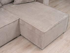 Staroružová pohovka SMART COSARO, obojstranná + 2 vankúšiky ZADARMO