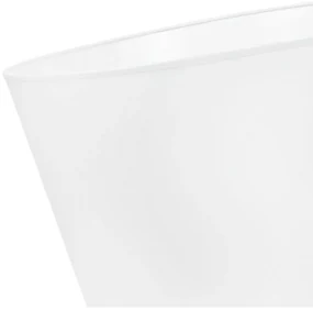Závesné svietidlo Gaja, 1x biele textilné tienidlo, (fi 44cm), w