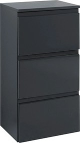 XXXLutz SPODNÁ SKRINKA, sivá, grafitová, 40/79/35 cm Held - Kúpeľňové skrinky - 000307002407