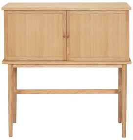 Skrinka v dekore duba v prírodnej farbe 90x90 cm Dash – Hübsch