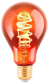 EGLO Stmievateľná filamentová LED žiarovka, E27, A75, 4W, 30lm, 2000K, teplá biela, medená
