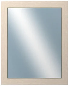 DANTIK - Zrkadlo v rámu, rozmer s rámom 40x50 cm z lišty 4020 biela prederaná (2766)