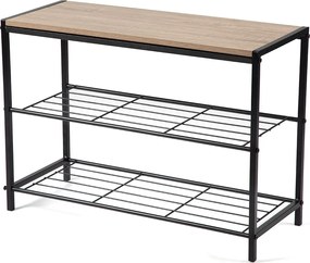 Noela Kovový botník s odkladacou plochou BINA SIMPLE 63