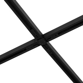 Moderný koľajnicový systém s 6 reflektormi a 4 závesnými svetlami čierny 1-fázový - Slimline Uzzy Keno