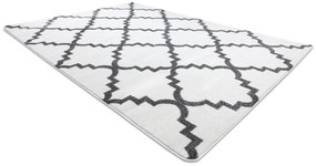 Koberec SKETCH - F343 Marocká mreža, krémovo - sivý