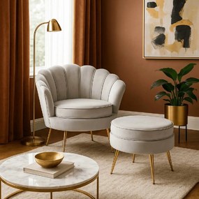 PROXIMA.store - Elegantné čalúnené kreslo GRAND FARBA: čierna