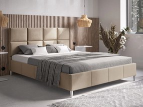 PROXIMA.store - Minimalistická čalúnená posteľ ZARIAH ROZMER: 160 x 200 cm, FARBA NÔH: biela