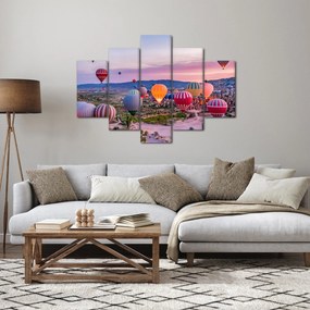 Obraz - Teplovzdušné balóny (150x105 cm)