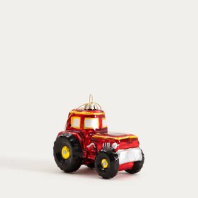 Závesná vianočná dekorácia GLASSO traktor 751974