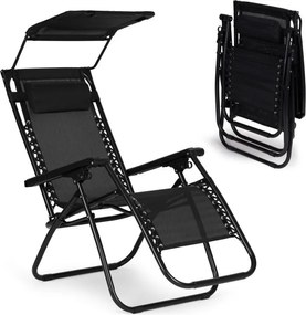 Skladacie a polohovateľné záhradné lehátko