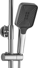 Rea Rob, sprchový set s termostatickou batériou a bidetovou spŕškou, oceľová, REA-P6624