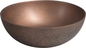 Sapho Sapho, FORMIGO betónové umývadlo na dosku, priemer 39cm, medená matná, FG320
