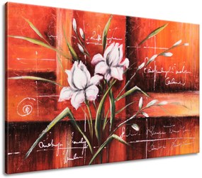 Gario Ručne maľovaný obraz Rozkvitnutý tulipán Rozmery: 120 x 80 cm