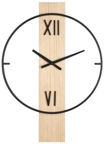 Eglo 425512 - Nástenné hodiny YAMATSURI 1xAA 56x40 cm drevo/kov