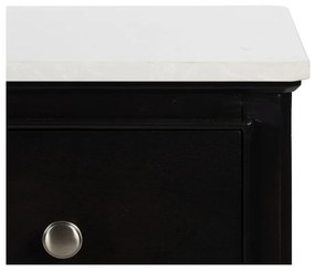 Čierna komoda 60x75, 5x33 cm Mods – Ixia