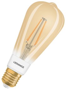 LEDVANCE Inteligentná LED žiarovka SMART+ ZB, E27, ST64, 6W, 680lm, 2400K, teplá biela