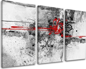 Obraz na stenu 3 dielny ABSTRAKT AB016E30