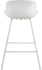 Biela barová stolička (výška sedadla 66 cm) Tina – Actona