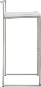 Dizajnová barová stolička Ethan biela