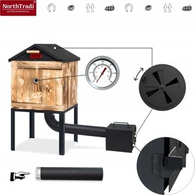 TRENDIE Udiareň drevená s kovovou strechou