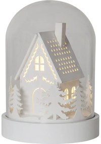 Biela svetelná dekorácia s vianočným motívom ø 12,5 cm Kupol – Star Trading