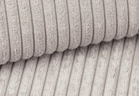 Rozkladacia pohovka na trvalé spanie Vanilla, krémová látka