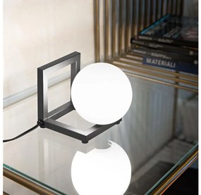 Ideal Lux - LED Stolná lampa ANGOLO 1xG9/3W/230V čierna