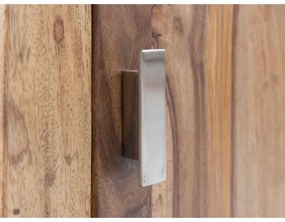 furniture-nabytek.cz - Masívny rohový vysoký šatník Lagos z palisandra, lakovaný, hnedý