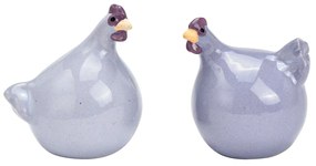 Keramická sliepočka LILAC CHICKEN fialová - viac veľkostí Veľkosť: L