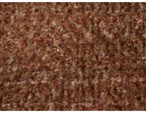 Terakotová čalúnená dvojlôžková posteľ s roštom 160x200 cm Makana – Makamii