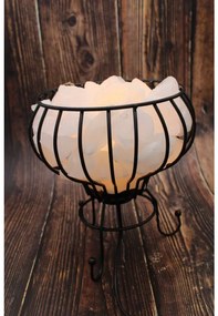 Soľná lampa - industriálna Farba Himalájskej soli: Biela