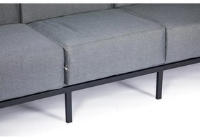 Grafitovosivá trojmiestna záhradná pohovka Bonami Selection Bellisima