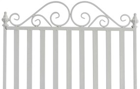 Kovové hojdacie kreslo Smile (SET 2 ks) - Biela