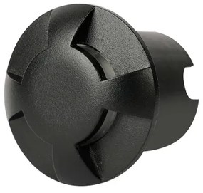 Brilagi - LED vonkajšie zapustené nájazdové svietidlo GROUNDRAY LED/1W/230V čierne IP67