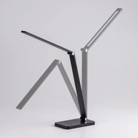 BRILAGI - LED stmievateľná dotyková stolová lampa s bezdrôtovým QI nabíjaním LED/7W/5V 3000/4000/6000K čierna
